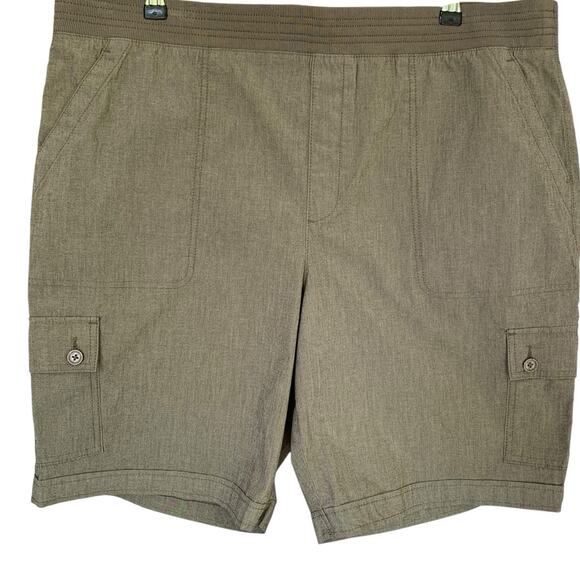 Chico's Shorts Womens Size 4 (20) Carpenter Pull-On Outdoors Military Green NWT - Picture 2 of 9